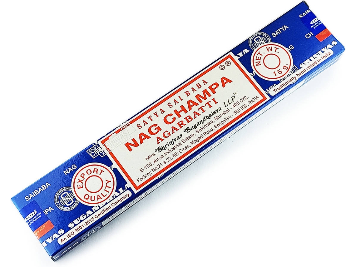 Incenso NAG CHAMPA Satya Bada (Azul )