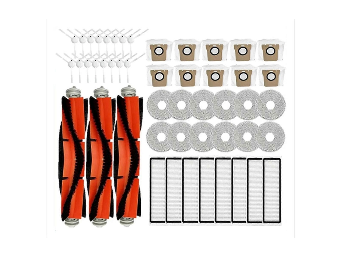 Acessórios para Omni 1s B101cn B116 X10+ L10s Ultra/s10 Pro: Escova Principal, Filtro Hepa, Esfregão e Saco de Pó BRILVIBERA