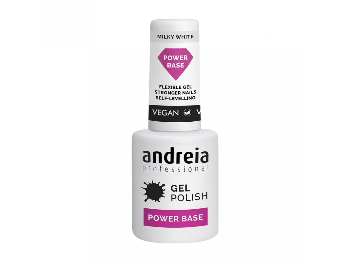Power Base Verniz Gel Milky White 10.5Ml ANDREIA