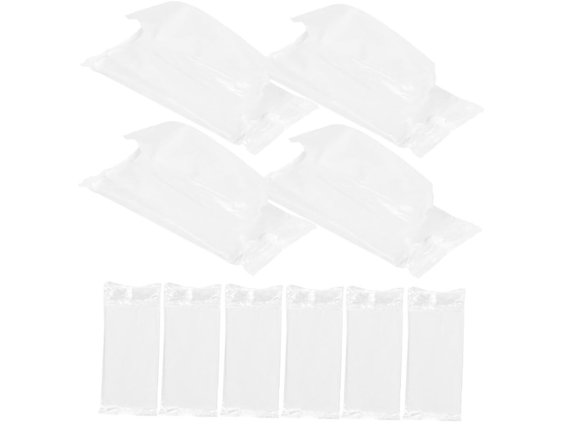 Pacote com 15 unidades de folhas de papel para substituir o tecido da pasta.