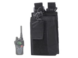 Bolsa Portátil Walkie Talkie Tática de Nylon Preta