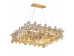 Candeeiro de Teto de Cristal PIBAOGU Asled 779 (âmbar)