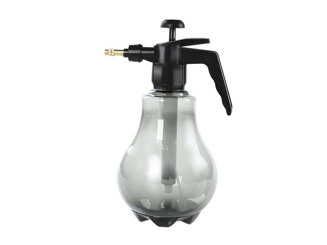 Jardim Spray Frasco 1,5l Bico Ajustável Cinza Fumê