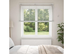 Vidaxl Cortina Veneziana Branco 155 X 160 Cm 35 Mm