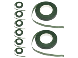 Fita De Papel Osaladi Verde Escura Para Flores, 12 Peças, 1, 2cm X 30 Jardas, Ideal Para Buquês E Arranjos Florais