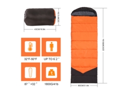 Saco de Dormir Envelope Individual Inverno