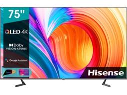TV HISENSE 75A72GQ (QLED - 75'' - 189 cm - 4K Ultra HD - Smart TV)