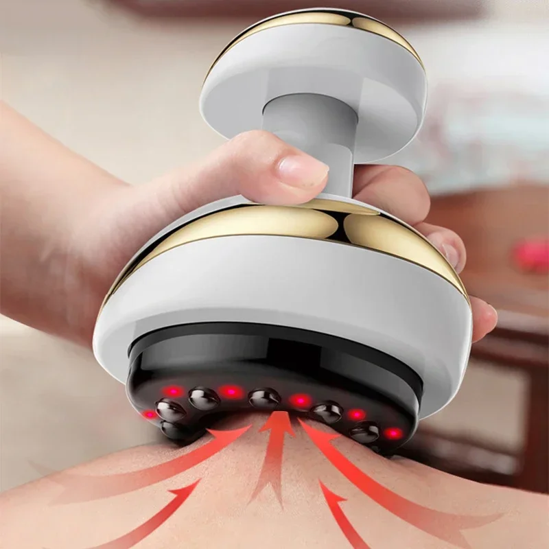 Massageador Eletrônico Gua Sha Com Função De Aquecimento A Vácuo Pode Eliminar A Celulite E Queimar Gordura.