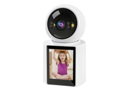 Câmara De Segurança Wi Fi Com Visão Noturna, Áudio Bidirecional, Deteção De Movimento E Visor Led Sanda Sd 4850 Branco