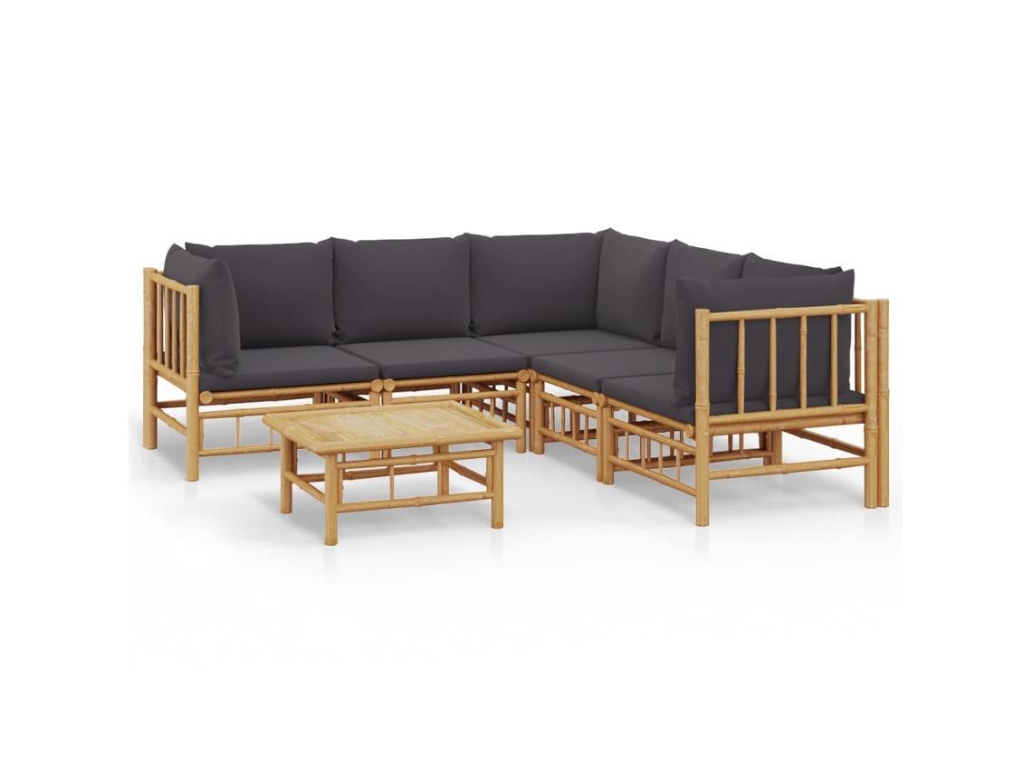 Garden Lounge Set, Garden Lounge Sets Vidaxl Marrom Bambu (n/a)