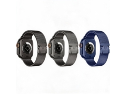 3 Pcs Bracelete Para Apple Watch 42/44/45/46/49mm Cuich