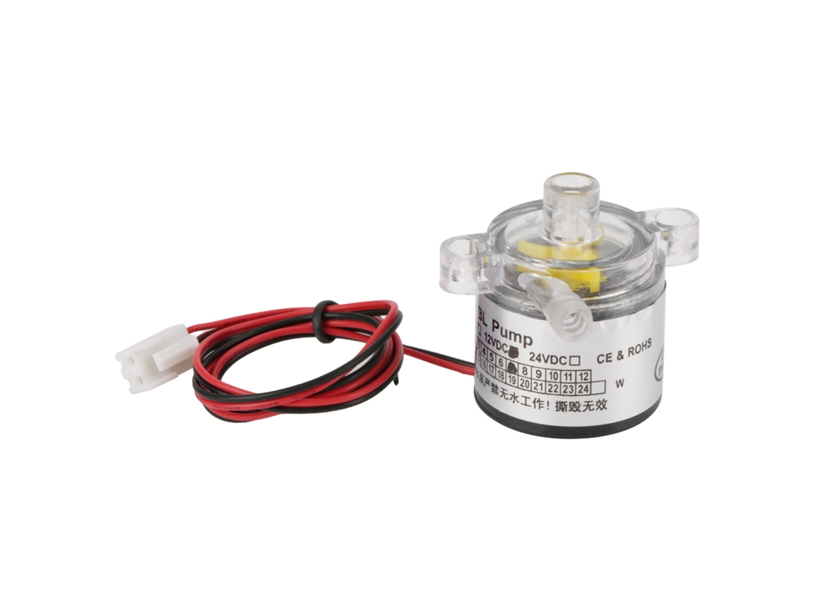 Bomba De Água Elétrica Sem Escovas De Plástico Mini Baixa Ruído 12v 7w