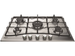 Placa de Gás HOTPOINT PCN 752 T IX HA (Gás Natural - 75 cm - Inox)