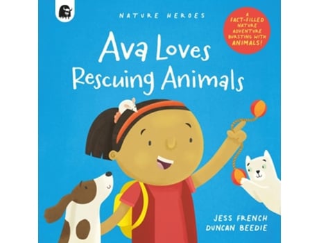 Livro Ava Loves Rescuing Animals de Jess French (Inglês)