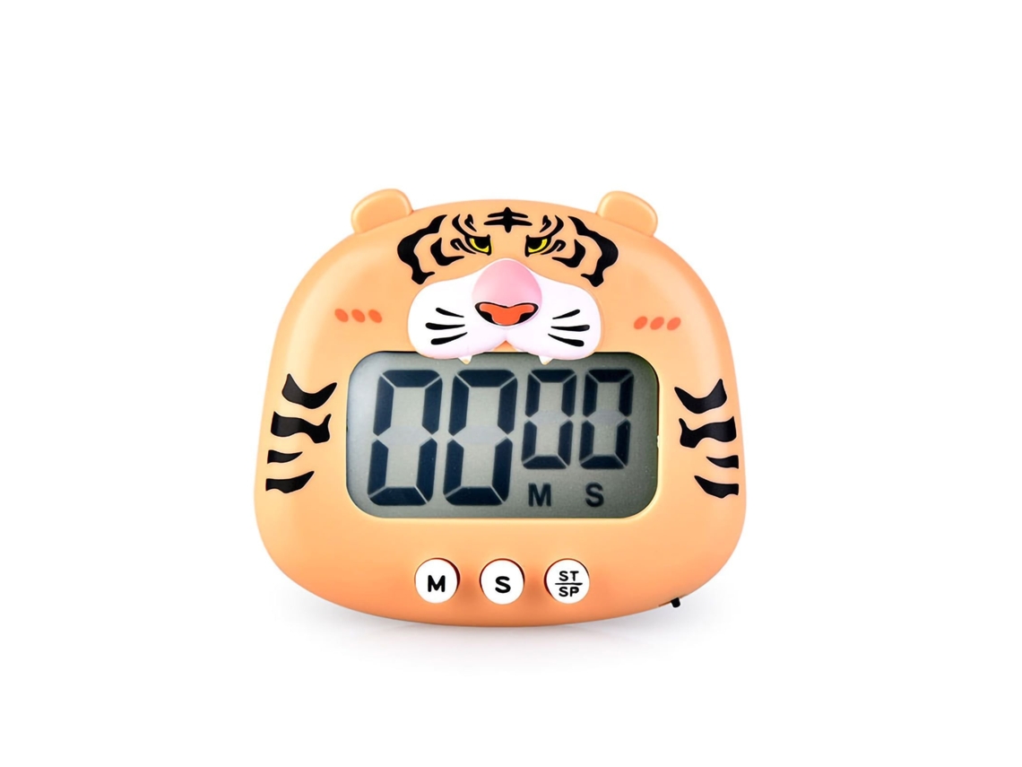 Temporizador Animal LAXISCREED Laranja Tigre 100 Minutos