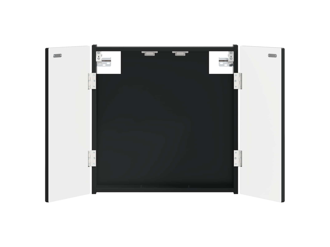 Vidaxl Armário Para Dartboard Arnhem Preto 52,5 X 10,5 X 53,5 Cm