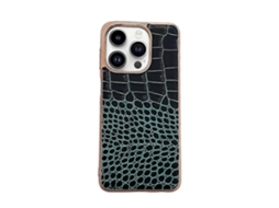 Capa De Celular Com Textura De Crocodilo E Nano Galvanoplastia Para Iphone 14 Pro