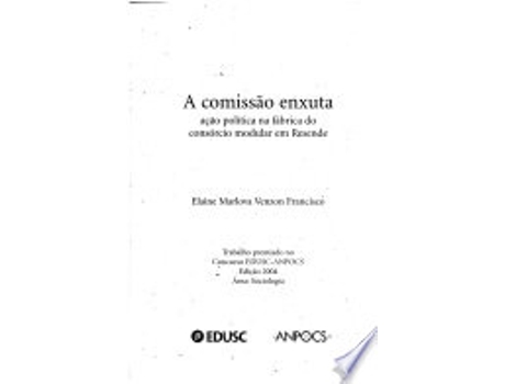 Livro A Comissão Enxuta de Elaine Marlova V. Francisco (Português do Brasil)