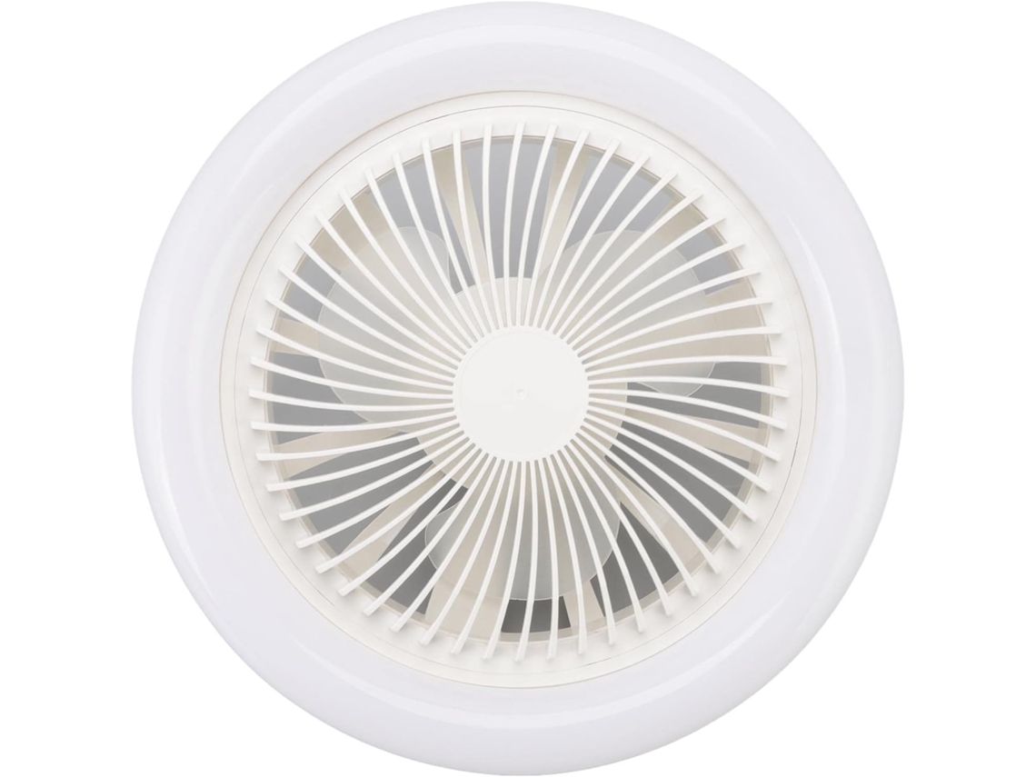 Luminária De Teto Com Ventilador E27 36w, Controle Remoto, Lâmpada