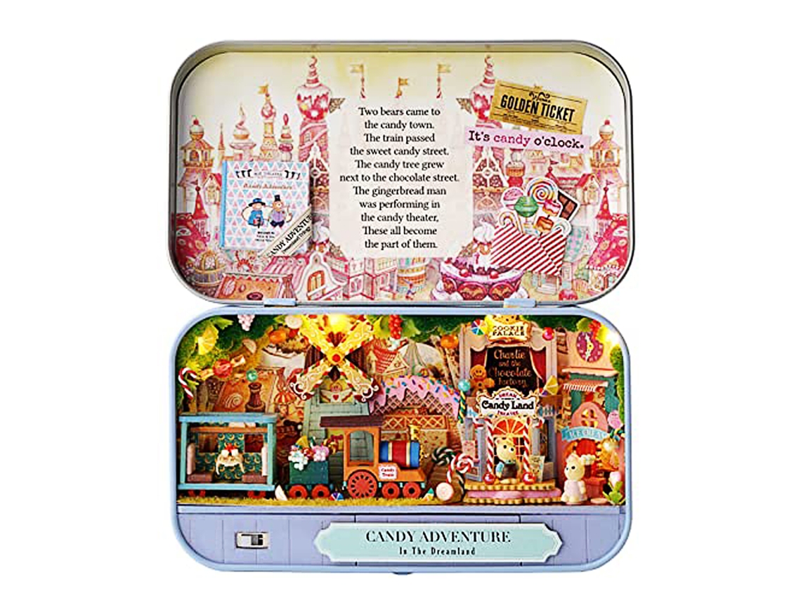 Kit De Casa Em Miniatura Diy Com Móveis Para Adolescentes Adultos Presente Memorável Aventura Do Doce