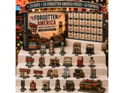 Calendário Do Advento 2d 2026 (edifícios E Objetos Americanos Vintage)