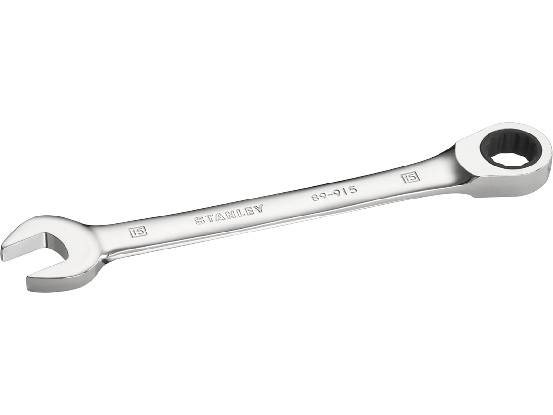 Topbathy Chave Fixa Stanley de 15 Mm para Profissionais e Entusiastas do Faça você mesmo, Trabalhos Precisos