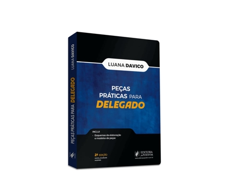 Livro Pecas Práticas Para Delegado 2024 de Luana Vaz Davico (Português)