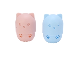 Bonito Suporte Para Esponja De Maquiagem De Gato E Caixa De Viagem Other