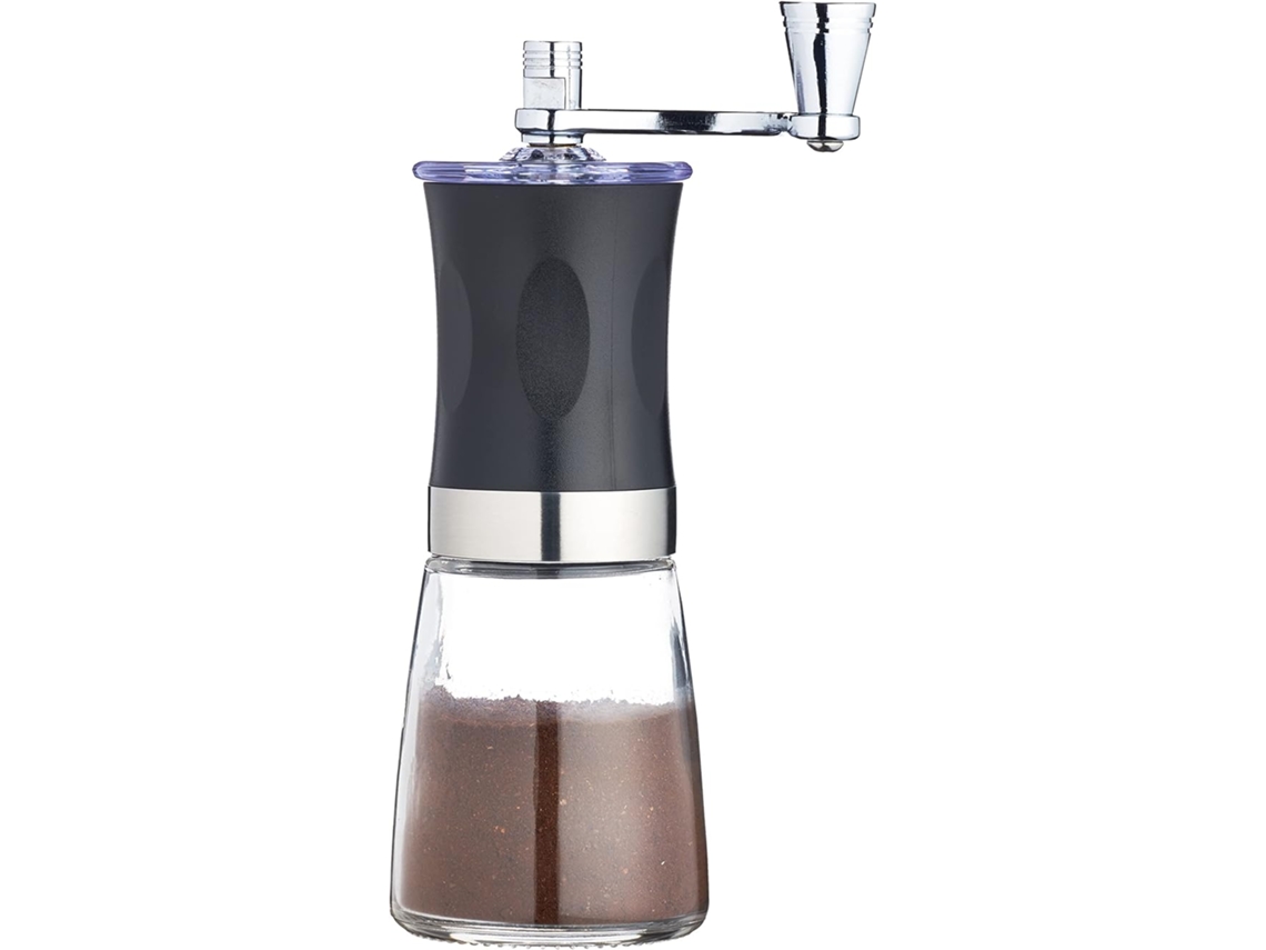 Moedor De Café Manual Preto, Com Moagem Ajustável Para Espresso, Prensa Francesa E Café Coado, Ideal Para Casa, Escritório E Viagens