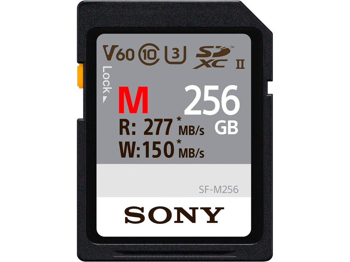 Sony Cartão Memória Sdxc M Series 256Gb Uhs-Ii Class 10 U3 V60