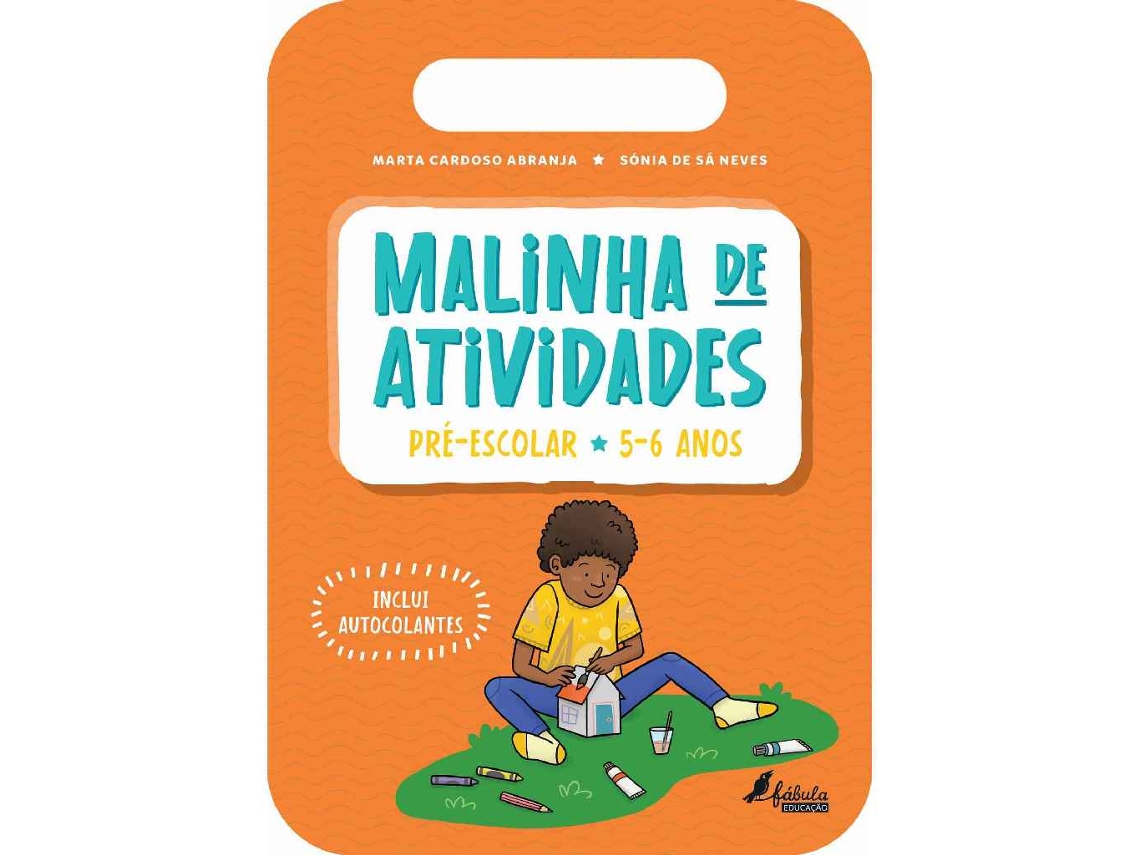 Livro Malinha De Atividades - Pré-escolar 5-6 Anos De Marta Cardoso Abranja E Sónia De Sá Neves (português)