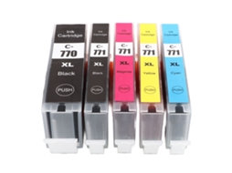 Kit De Cartuchos De Tinta Preto E Colorido Para Pixma Mg5770 Mg6870 Mg7770 Ts5070 Ts6070 Ts8070
