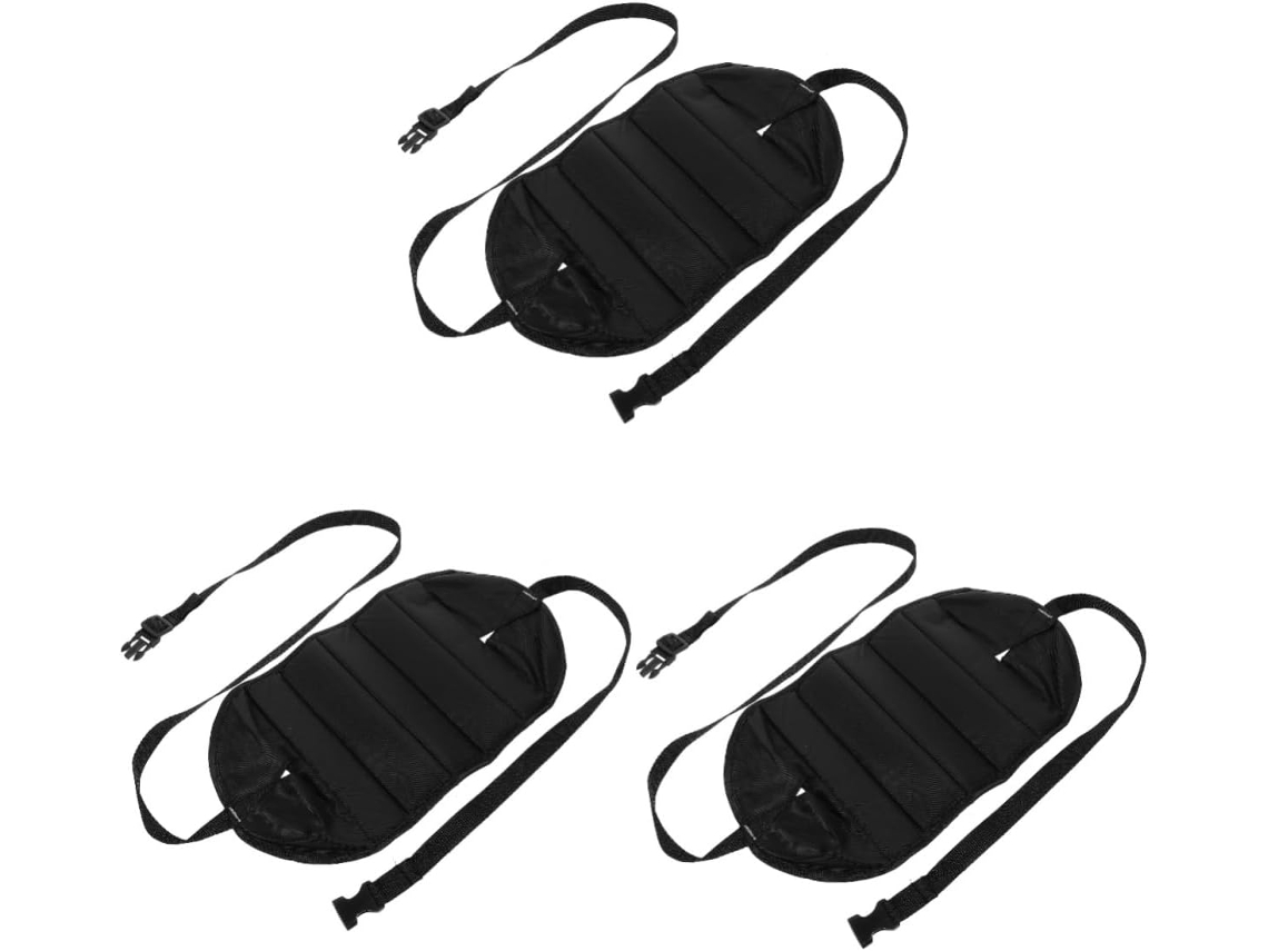 Conjunto 3 Peças Rede Viagem Viagens Avião - Acessório Compacto Confortável Apoio, Peça