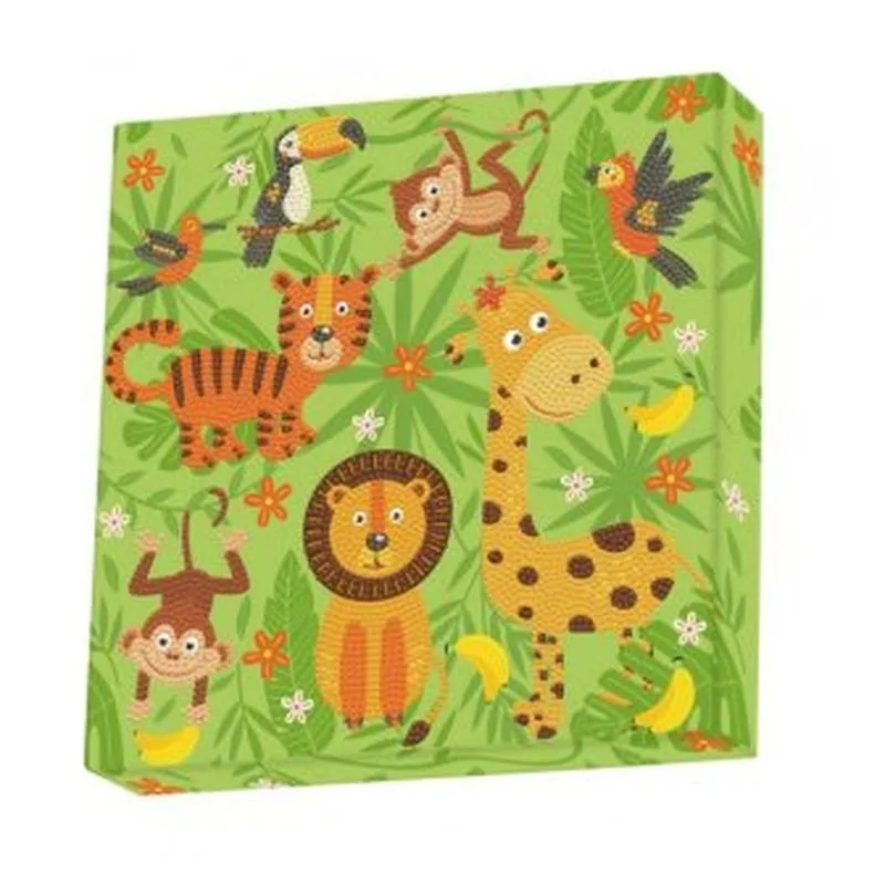 Kit de artesanato Diamond Dotz na selva DBX027 MADNESSTOYS