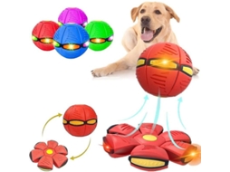 2026 juguete para Cães: Bola de Disco Voador Mágico de Abs Ecológico com Mudança de Formas e Várias Estilos e Cores