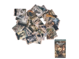 Primerox baralho de Tarot Holográfico para Divinação Jogo de Tabuleiro Cartas Interativas Versão Inglês 78 Cartões