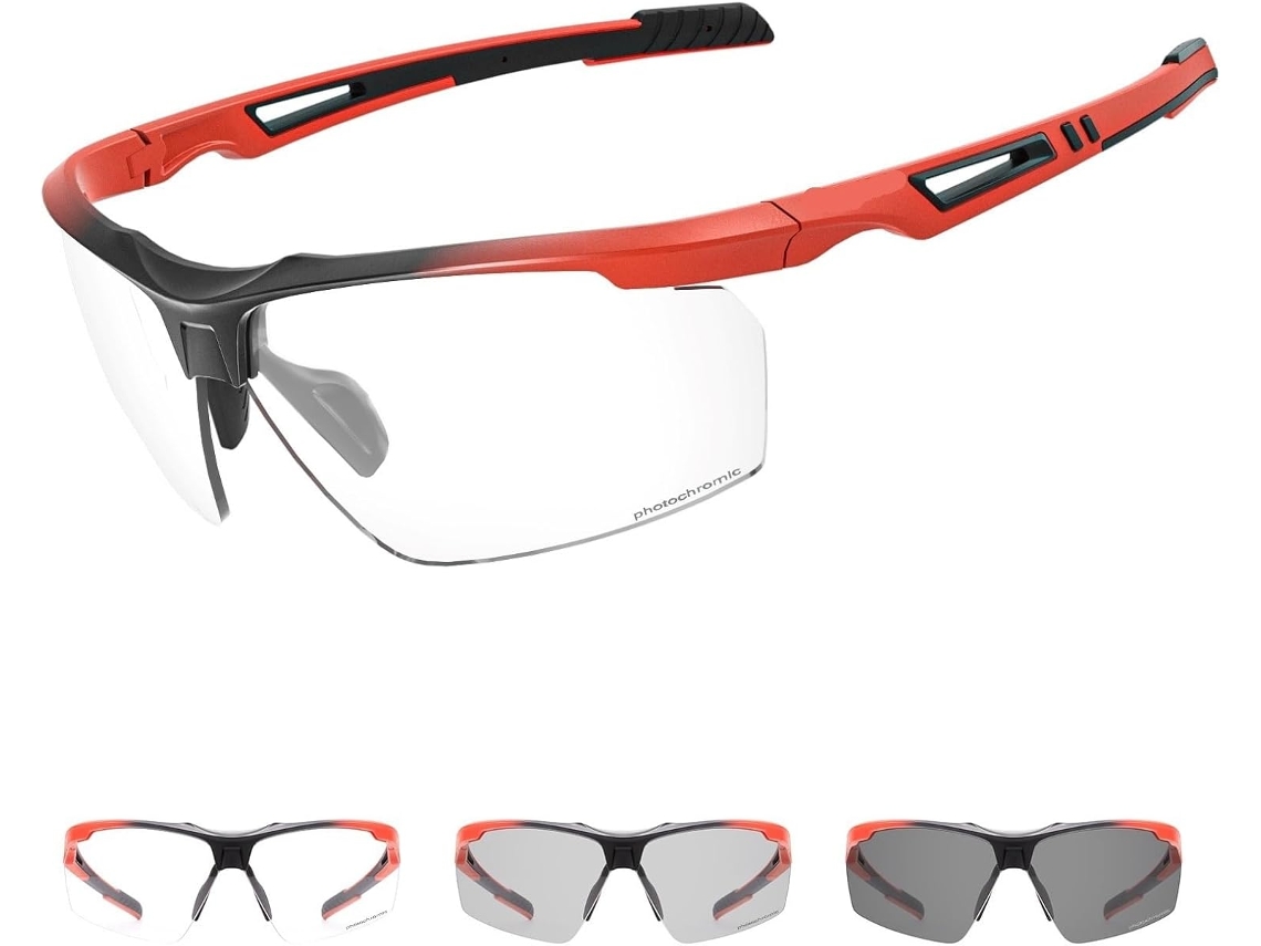 Óculos de Sol Fotocromáticos Lunette Velo Homme Ciclismo Resistente Leve S/MARCA