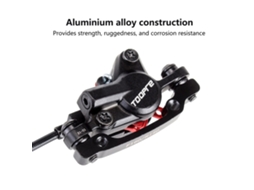 Kit De Freio A Disco Hidráulico Para Bicicleta Com Rotor 160mm Aço Inox E Caliper Frontal Em Alumínio