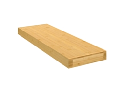 Vidaxl Prateleira De Parede 60x20x4cm Bambu