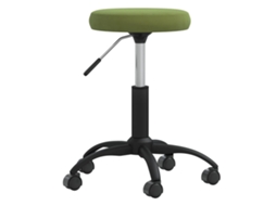 Vidaxl Cadeira De Jantar Veludo Verde-claro