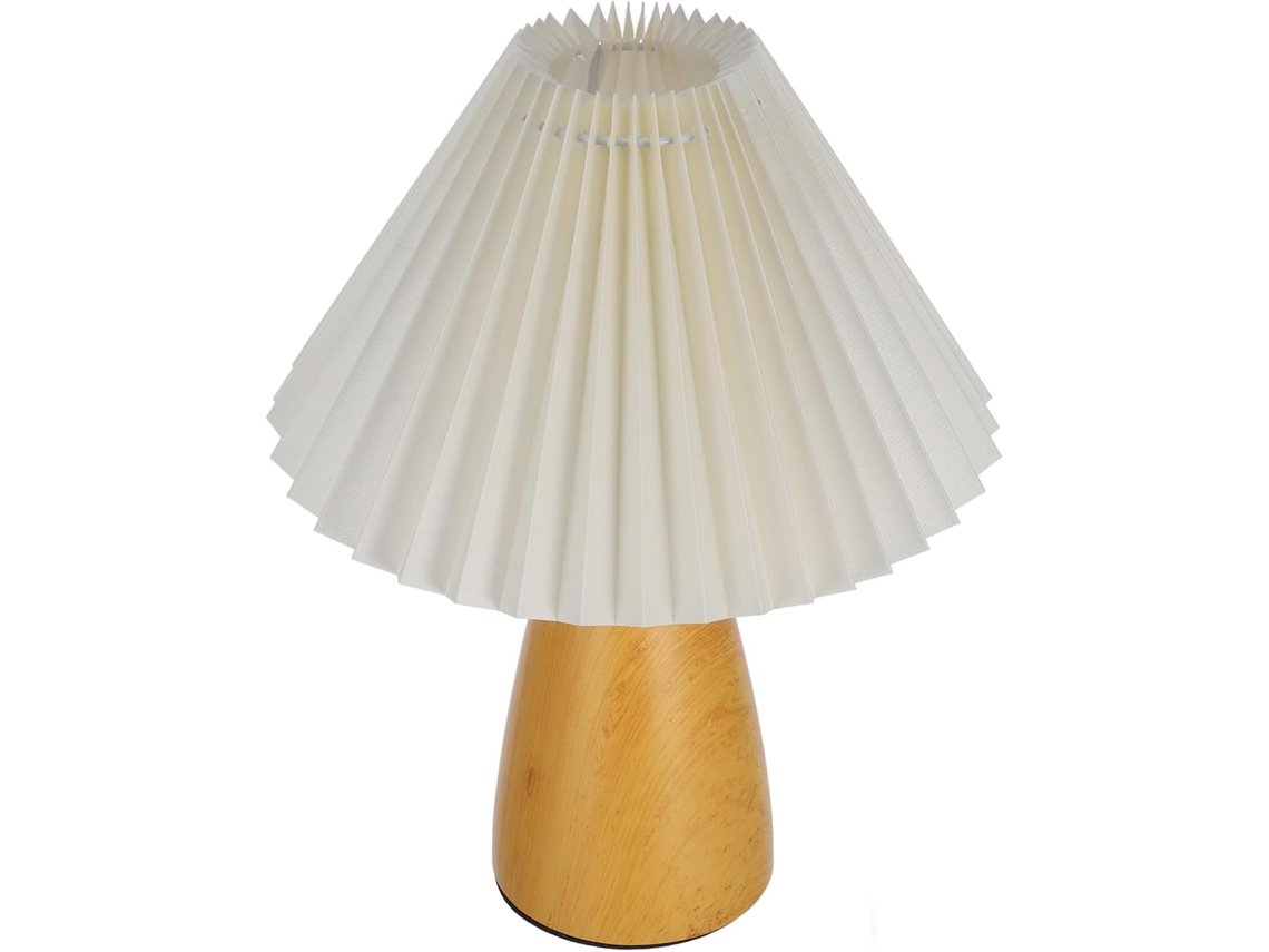 Abajur De Cabeceira De Madeira Com Interface Usb E Luz Suave Para Quarto.