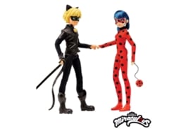 Pack 2 Figuras Ladybug e Cat Noir 26cm - Missão Cumprida LADYBUG 
