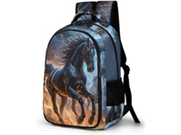 Mochila Escolar Com Estampa Cavalo, Infantil De Animais, De Viagem Para Adolescentes (meninos Meninas), O