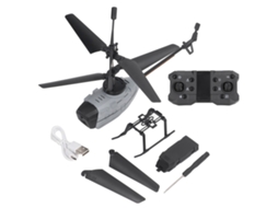 Ats drone Helicóptero Rc Profesional 4k Cámara Hd Doble Sensor de Gestos Juguete Control Remoto Niños Gris