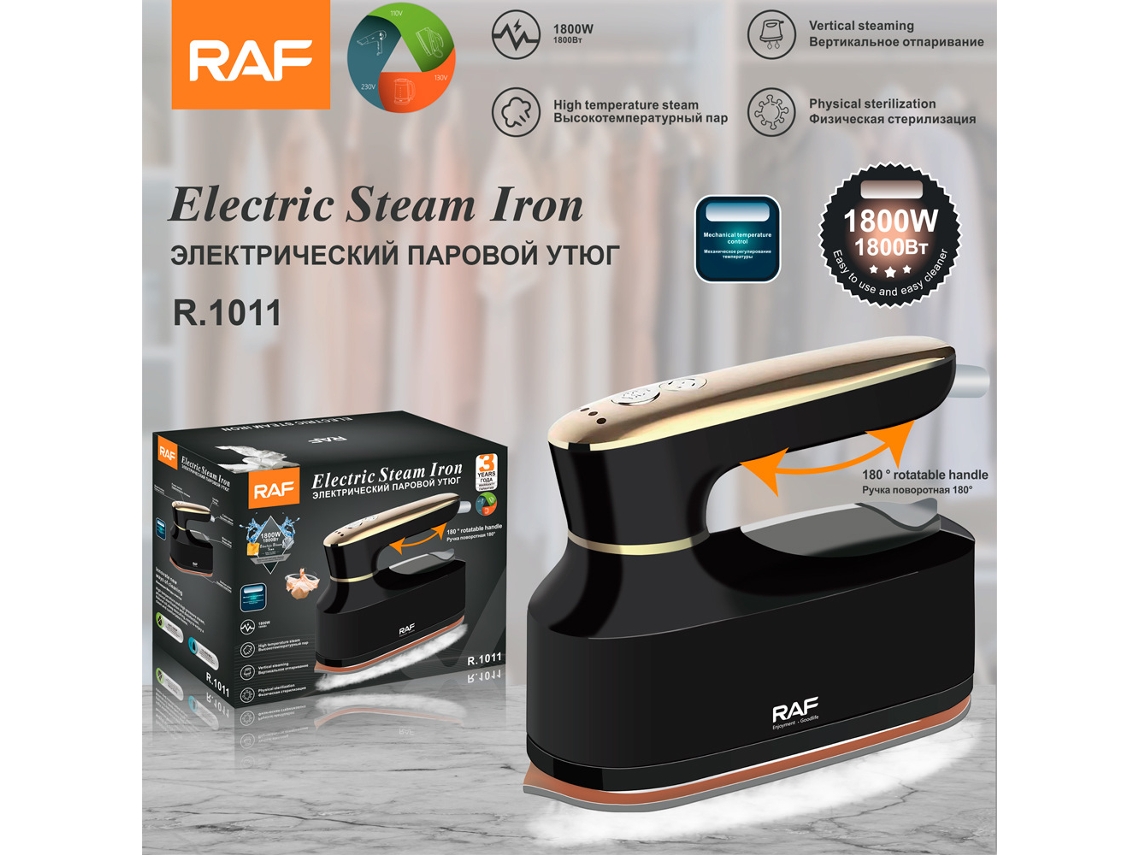 Ferro MDUG Portátil de Mão, Padrão Europeu, Pequeno para Viagens