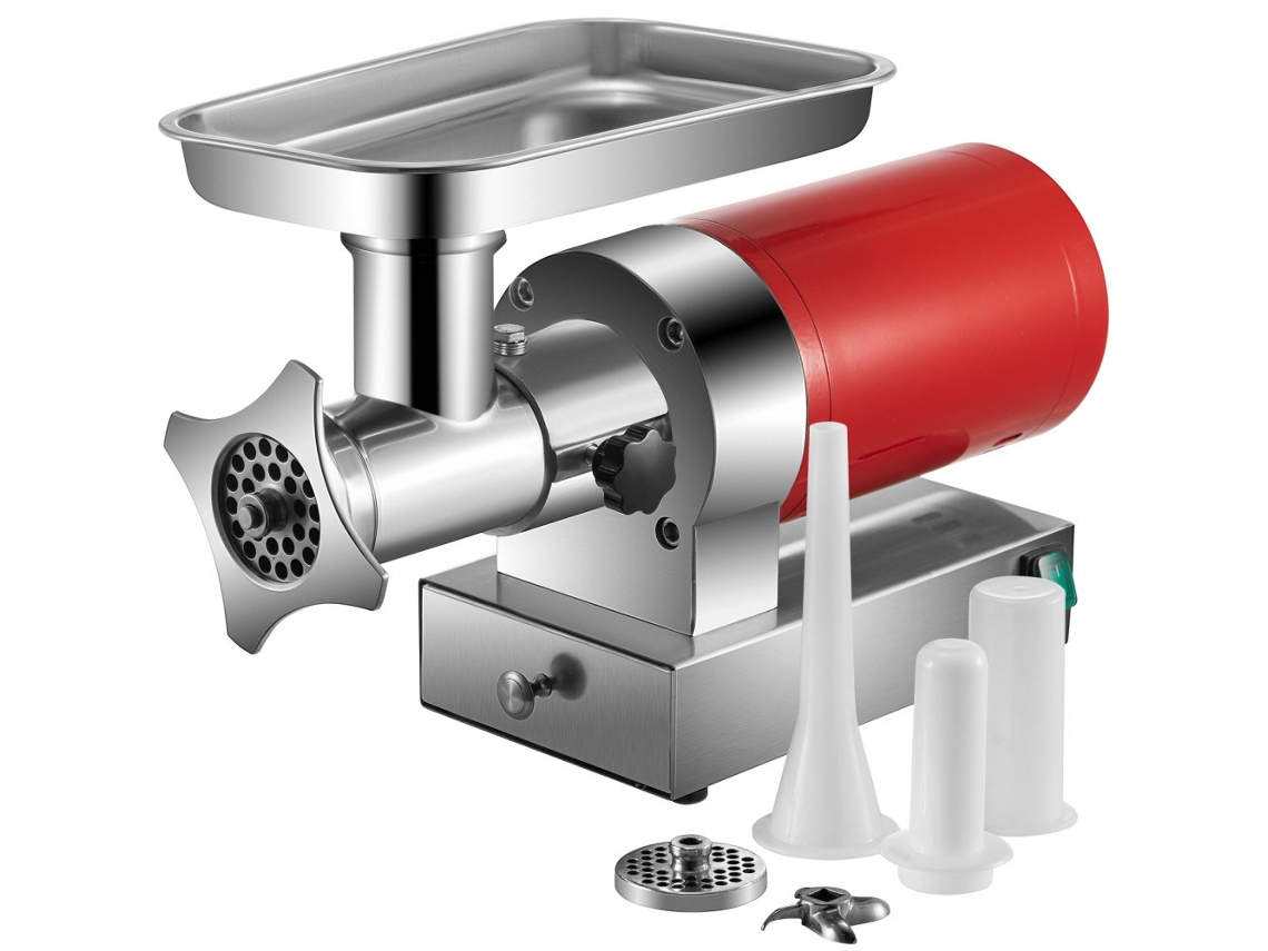 Picadora De Carne Profissional Inox 1100w 300kg/h Com Acessórios Tekmaquinas