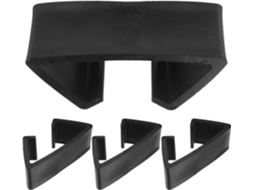 Clips De Plástico Preto Bestonzon Para Móveis Jardim, Conjunto De 4 Peças, Fixação Forte E Design Clássico Para Sofás