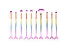 Conjunto De Pincéis Para Maquiagem Aplicação De Sombras De Olho