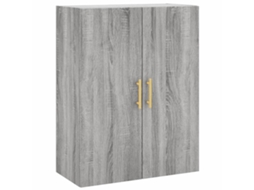 Wall Mounted Cabinet, Wall Mounted Cabinets Vidaxl Cinzeto Madeira Processada (n/a)