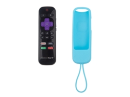 Capa de Silicone para Controle do Tcl Roku Tv Streaming Stick 3600r AQUAFORGE (azul brilhante)